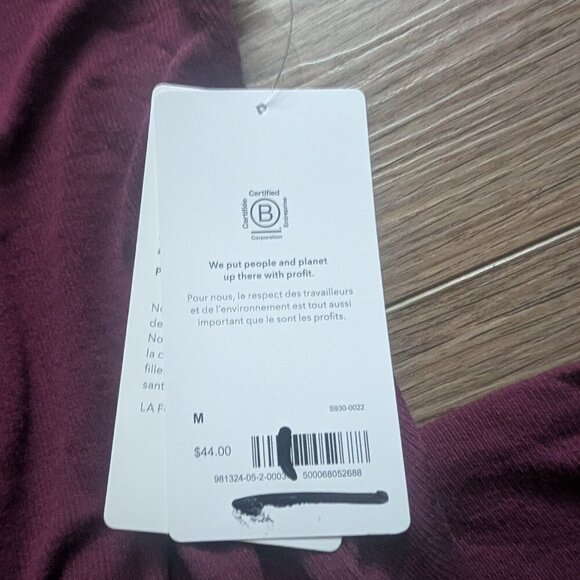 Athleta | Well Rested Rib Sleep Set In Deep Burgundy - Picture 7 of 10